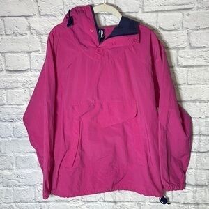 Vintage GAP Nylon Hoodie Windbreaker Anorak Pullover Y2K Lightweight Jacket big*